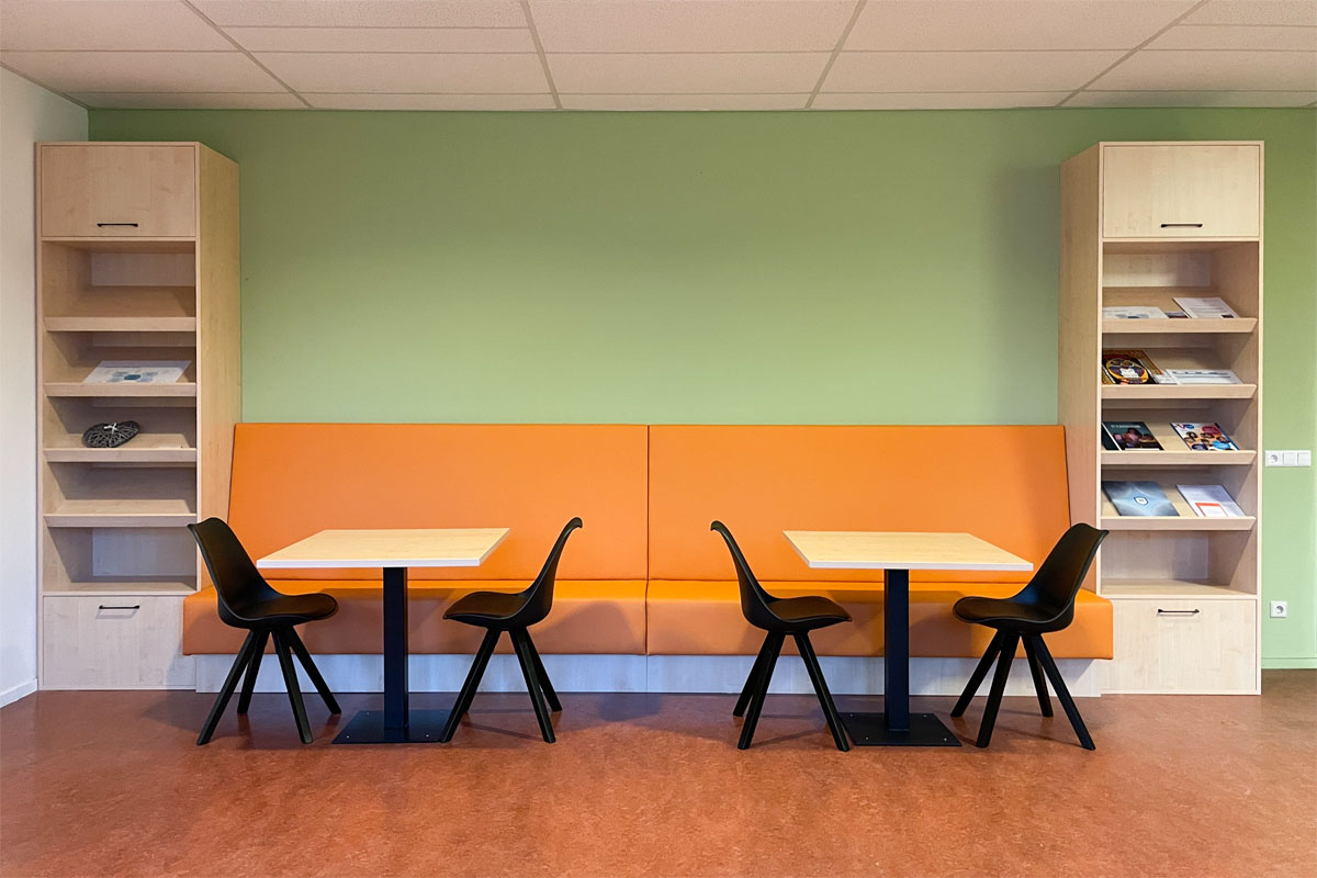 Inrichting school Utrecht, inrichting lerarenkamer