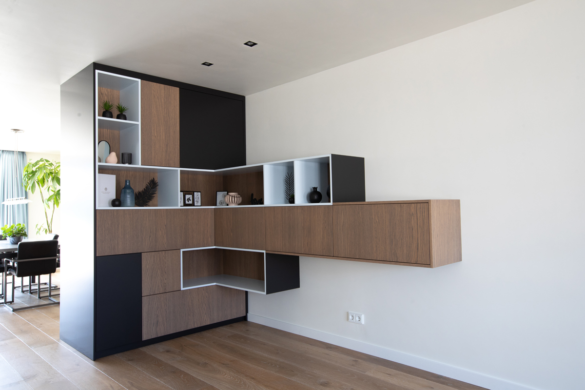 Unieke design kast op maat ontwerp maatmeubilair