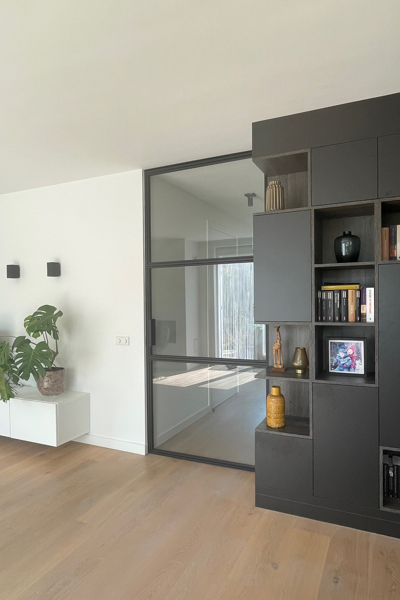 Binnenhuisarchitect Hilversum woning met maatmeubels maatkasten