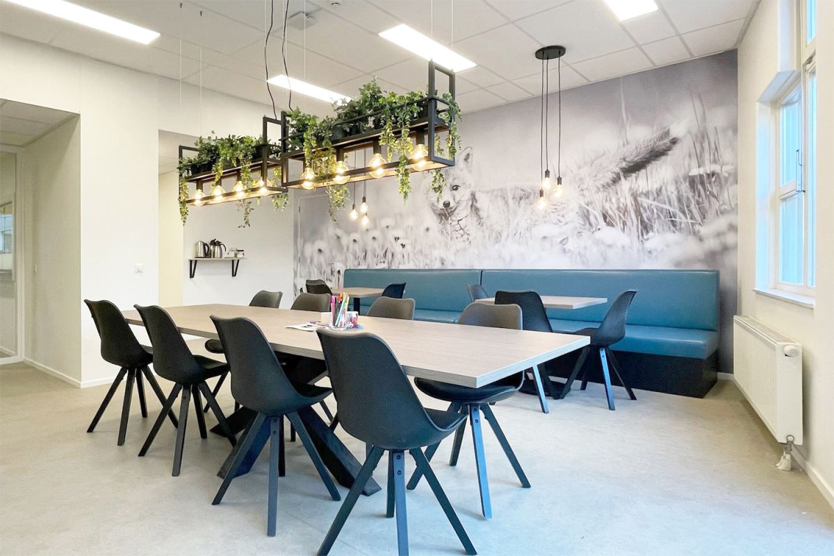 Schoolinrichting voor teamkamer 