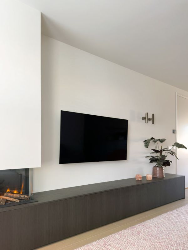 Maatkast in interieurdesign voor woning in Utrecht, Houten