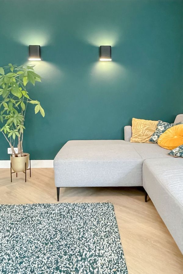 Interieurontwerp verbouwing woning Utrecht, lichtplan sfeer eenheid in woonkamer
